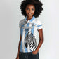Custom Lefatshe la Botswana Football Women Polo Shirt Come On Dipitse