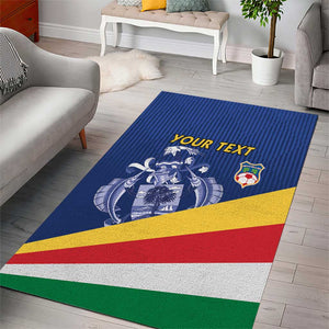 Custom Seychelles Beach Soccer 2025 Area Rug Go Champions Sesel