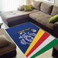 Custom Seychelles Beach Soccer 2025 Area Rug Go Champions Sesel