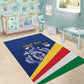 Custom Seychelles Beach Soccer 2025 Area Rug Go Champions Sesel
