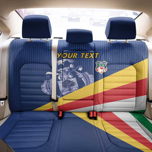 Custom Seychelles Beach Soccer 2025 Back Car Seat Cover Go Champions Sesel