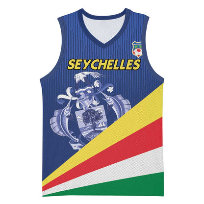 Custom Seychelles Beach Soccer 2025 Basketball Jersey Go Champions Sesel - African Pride