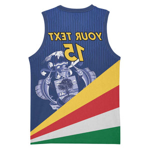 Custom Seychelles Beach Soccer 2025 Basketball Jersey Go Champions Sesel - African Pride