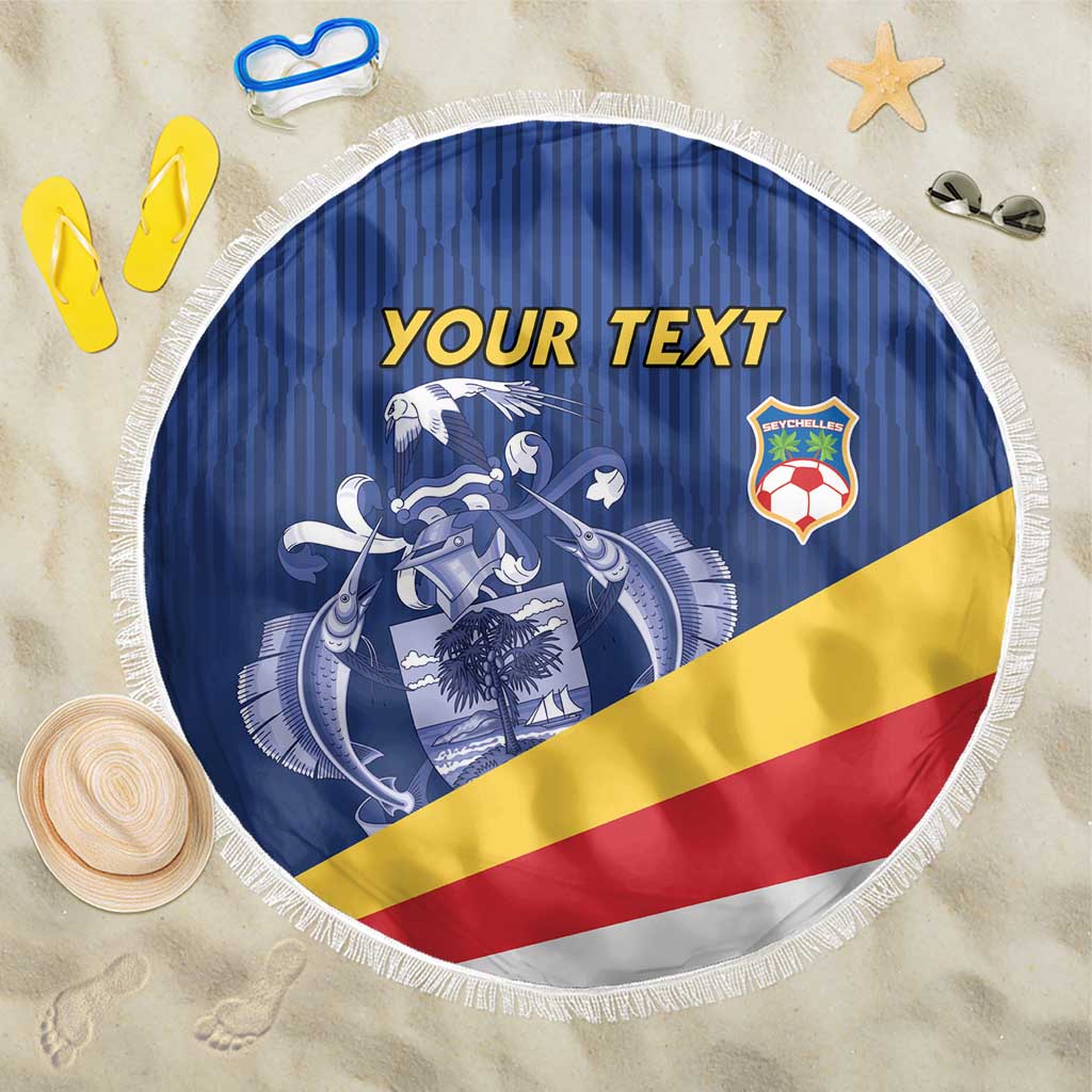 Custom Seychelles Beach Soccer 2025 Beach Blanket Go Champions Sesel