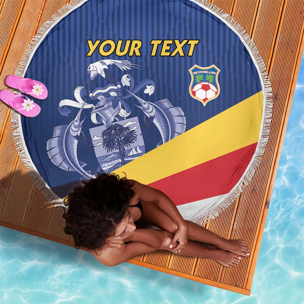 Custom Seychelles Beach Soccer 2025 Beach Blanket Go Champions Sesel