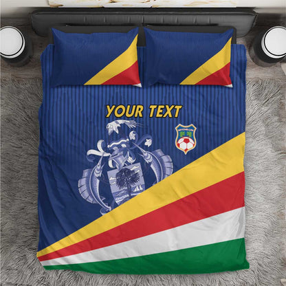 Custom Seychelles Beach Soccer 2025 Bedding Set Go Champions Sesel