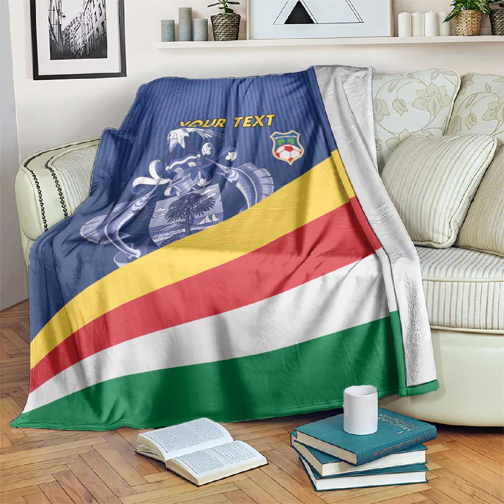 Custom Seychelles Beach Soccer 2025 Blanket Go Champions Sesel