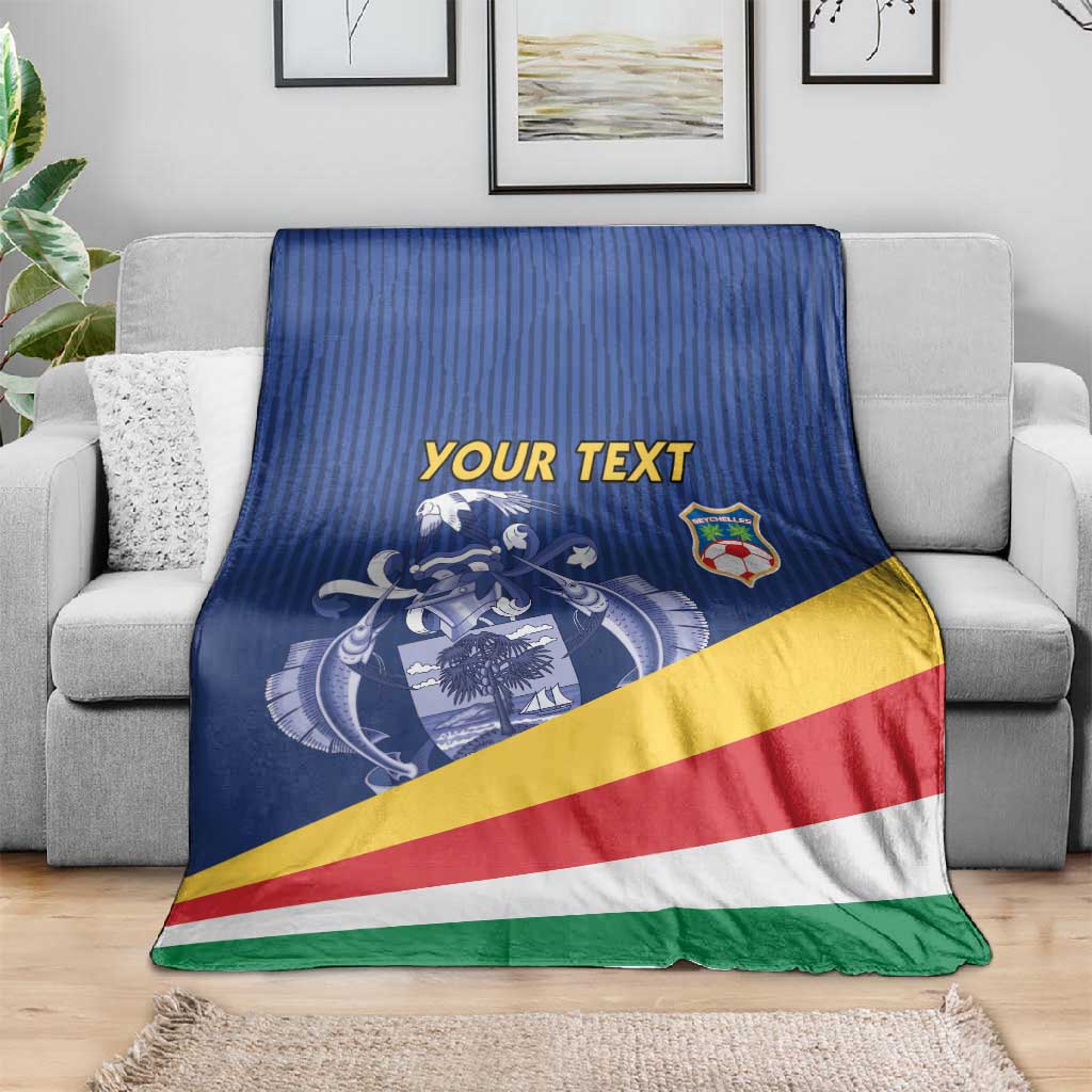 Custom Seychelles Beach Soccer 2025 Blanket Go Champions Sesel
