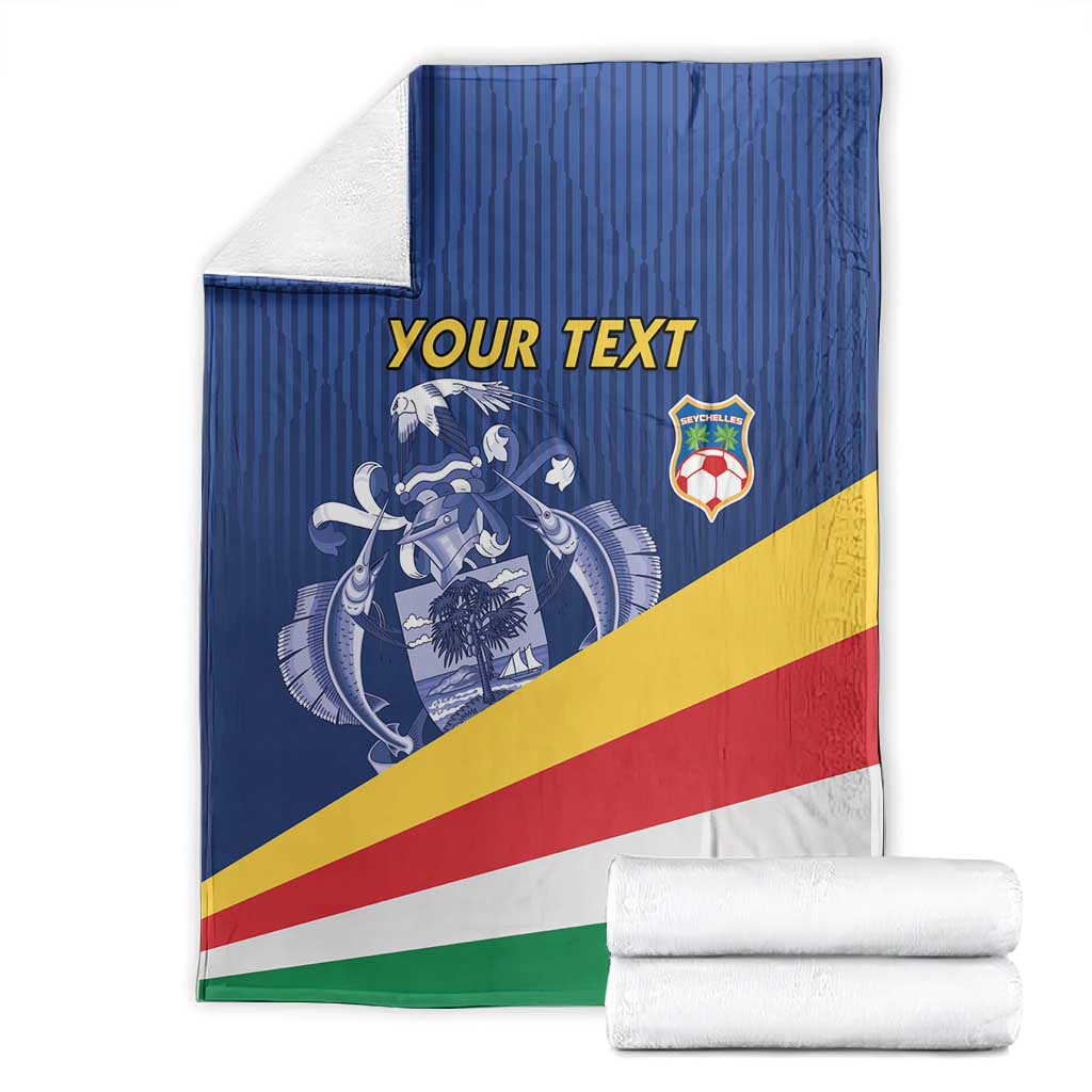 Custom Seychelles Beach Soccer 2025 Blanket Go Champions Sesel