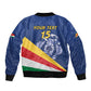 Custom Seychelles Beach Soccer 2025 Bomber Jacket Go Champions Sesel