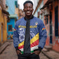 Custom Seychelles Beach Soccer 2025 Bomber Jacket Go Champions Sesel