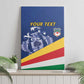 Custom Seychelles Beach Soccer 2025 Canvas Wall Art Go Champions Sesel