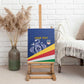 Custom Seychelles Beach Soccer 2025 Canvas Wall Art Go Champions Sesel