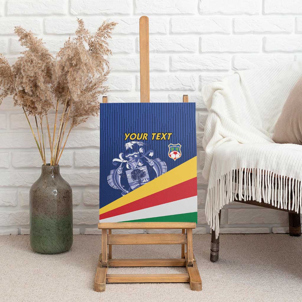 Custom Seychelles Beach Soccer 2025 Canvas Wall Art Go Champions Sesel
