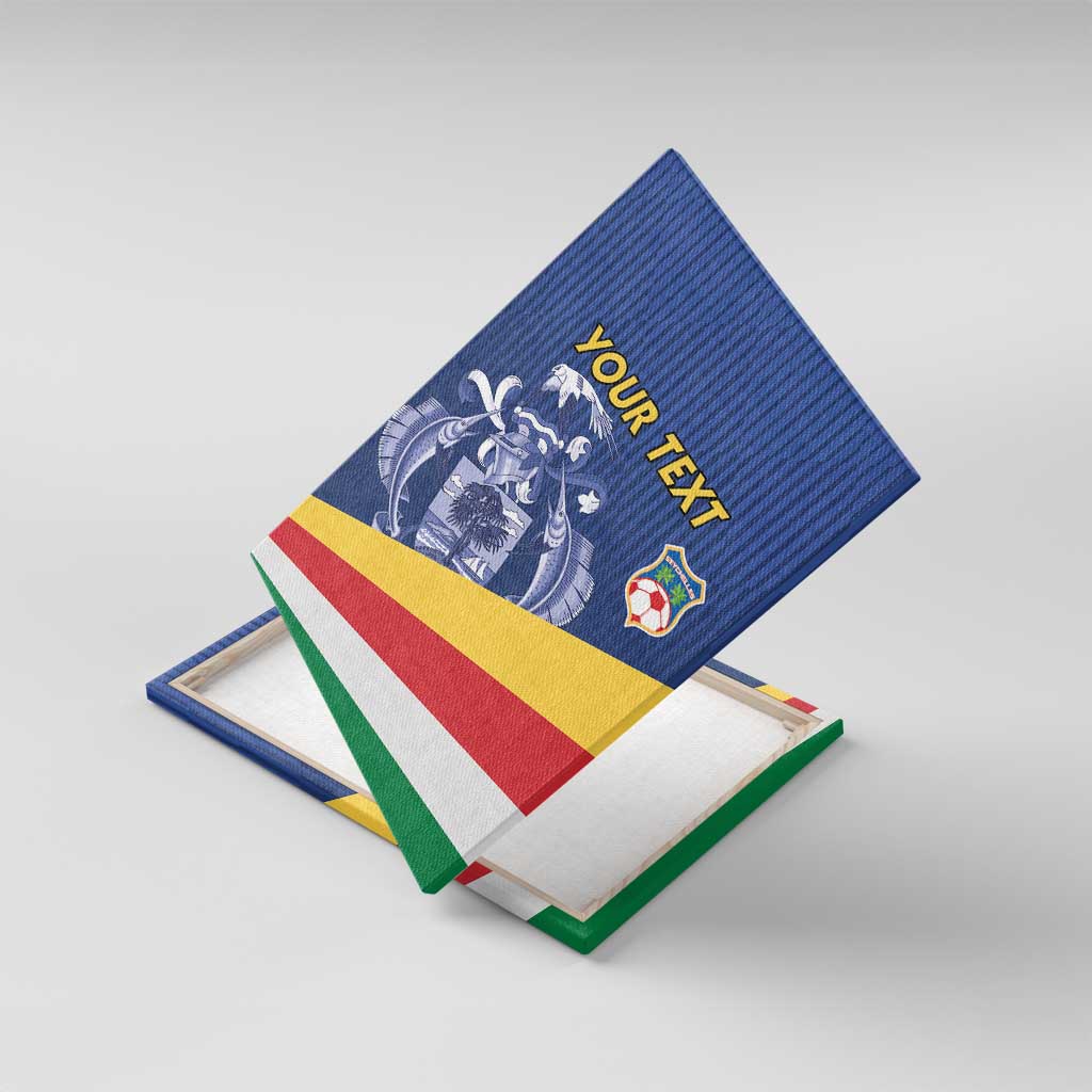 Custom Seychelles Beach Soccer 2025 Canvas Wall Art Go Champions Sesel
