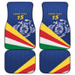 Custom Seychelles Beach Soccer 2025 Car Mats Go Champions Sesel