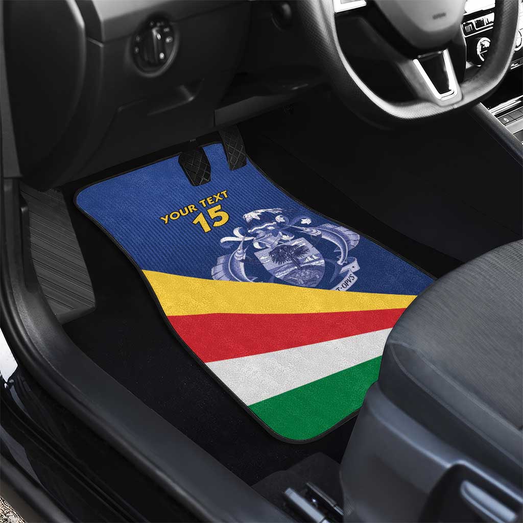 Custom Seychelles Beach Soccer 2025 Car Mats Go Champions Sesel
