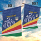 Custom Seychelles Beach Soccer 2025 Garden Flag Go Champions Sesel