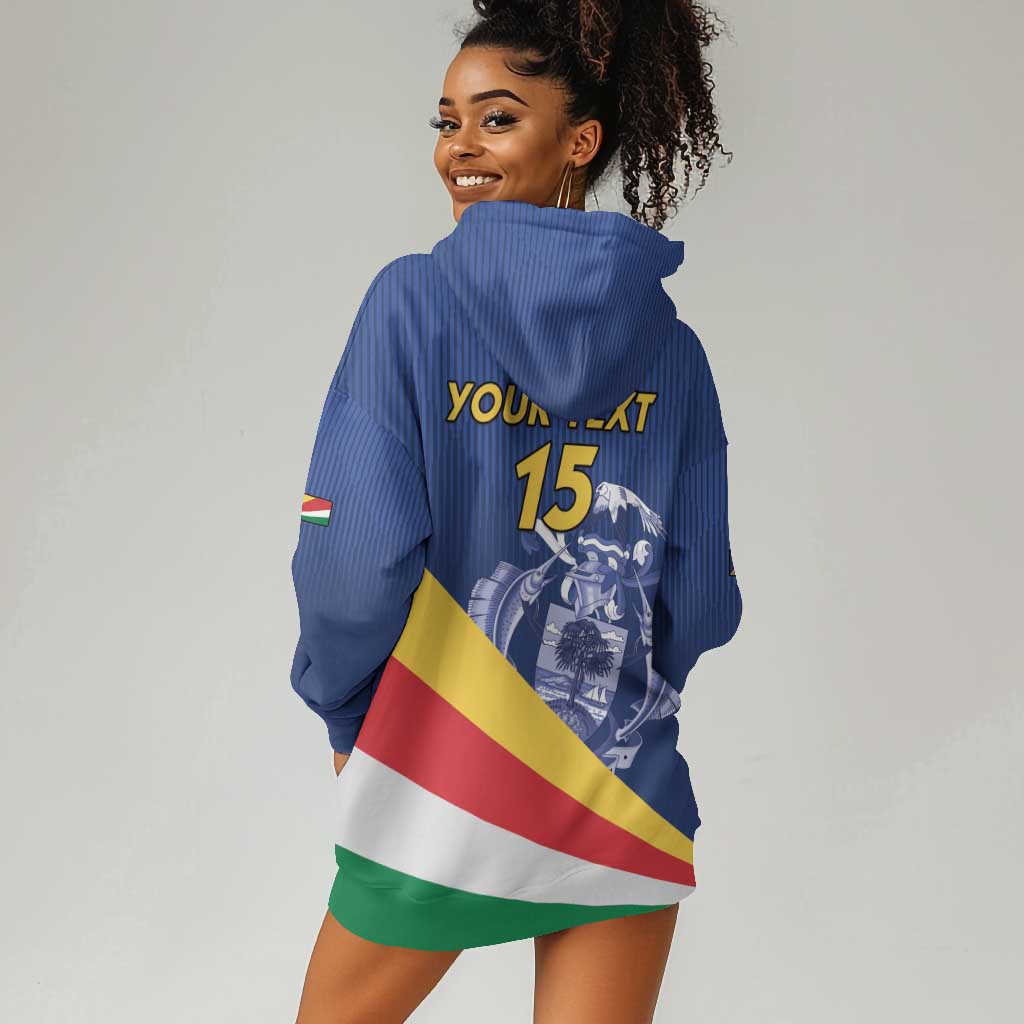 Custom Seychelles Beach Soccer 2025 Hoodie Dress Go Champions Sesel