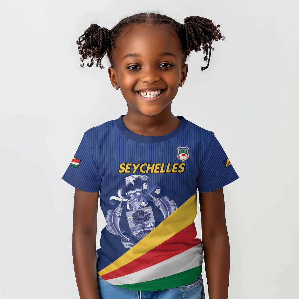 Custom Seychelles Beach Soccer 2025 Kid T shirt Go Champions Sesel