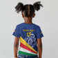 Custom Seychelles Beach Soccer 2025 Kid T shirt Go Champions Sesel