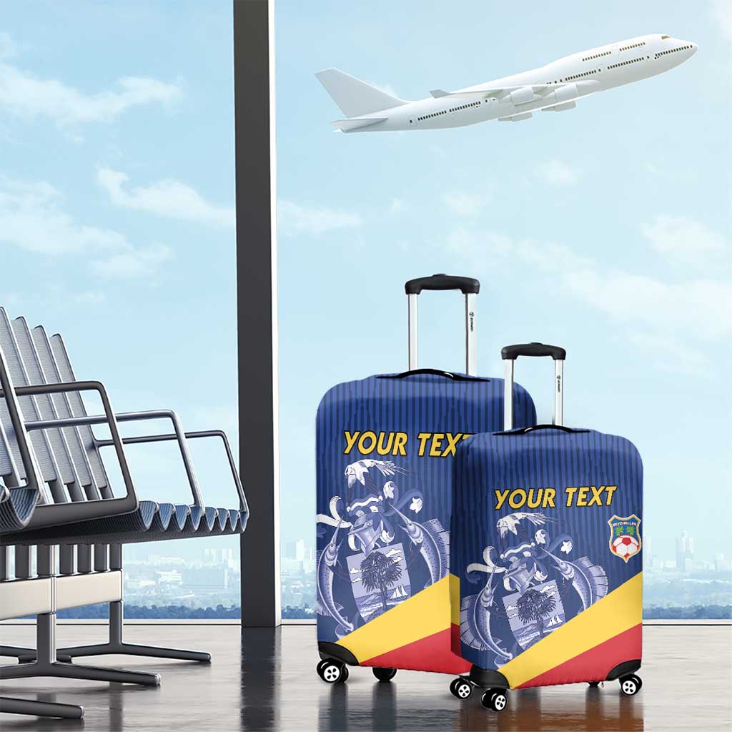 Custom Seychelles Beach Soccer 2025 Luggage Cover Go Champions Sesel