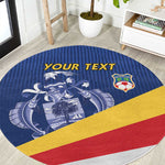 Custom Seychelles Beach Soccer 2025 Round Carpet Go Champions Sesel