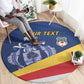 Custom Seychelles Beach Soccer 2025 Round Carpet Go Champions Sesel