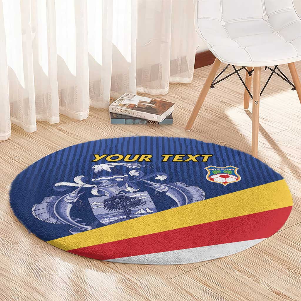Custom Seychelles Beach Soccer 2025 Round Carpet Go Champions Sesel