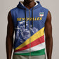 Custom Seychelles Beach Soccer 2025 Sleeveless Zip Hoodie Go Champions Sesel - African Pride