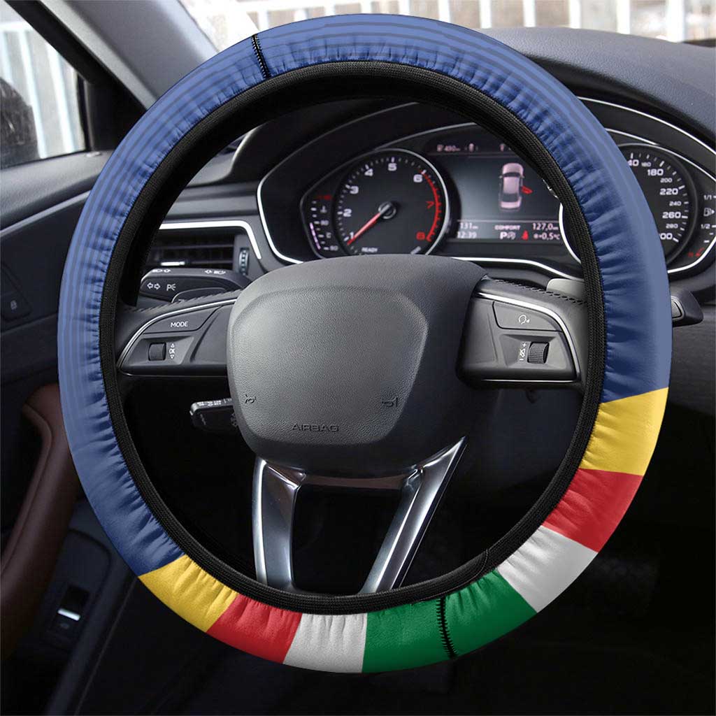 Seychelles Beach Soccer 2025 Steering Wheel Cover Go Champions Sesel