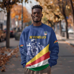 Custom Seychelles Beach Soccer 2025 Sweatshirt Go Champions Sesel