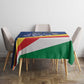 Custom Seychelles Beach Soccer 2025 Tablecloth Go Champions Sesel