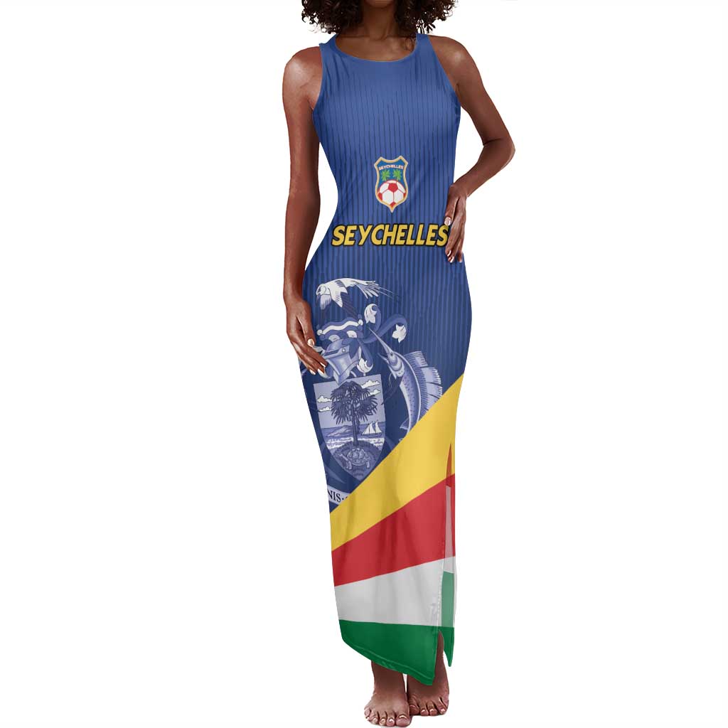 Custom Seychelles Beach Soccer 2025 Tank Maxi Dress Go Champions Sesel