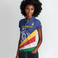 Custom Seychelles Beach Soccer 2025 Women Polo Shirt Go Champions Sesel