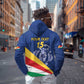 Custom Seychelles Beach Soccer 2025 Zip Hoodie Go Champions Sesel