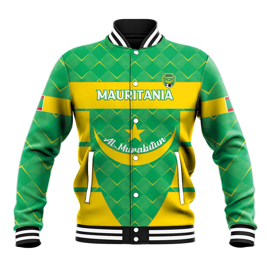 Custom Mauritania Beach Soccer 2025 Baseball Jacket Allez Al-Murabitun