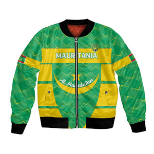 Custom Mauritania Beach Soccer 2025 Bomber Jacket Allez Al-Murabitun