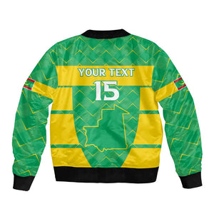 Custom Mauritania Beach Soccer 2025 Bomber Jacket Allez Al-Murabitun