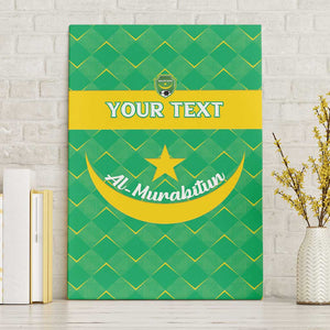 Custom Mauritania Beach Soccer 2025 Canvas Wall Art Allez Al-Murabitun