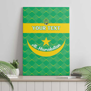 Custom Mauritania Beach Soccer 2025 Canvas Wall Art Allez Al-Murabitun