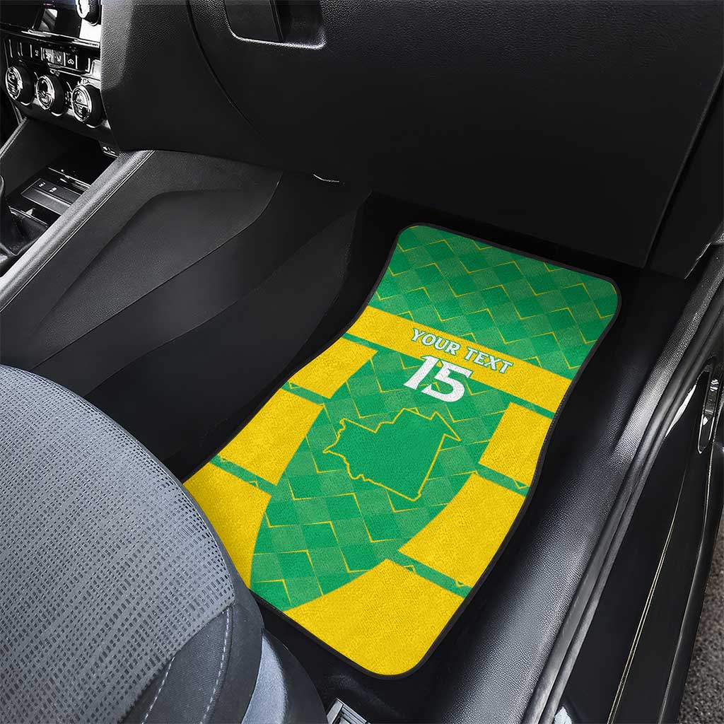Custom Mauritania Beach Soccer 2025 Car Mats Allez Al-Murabitun