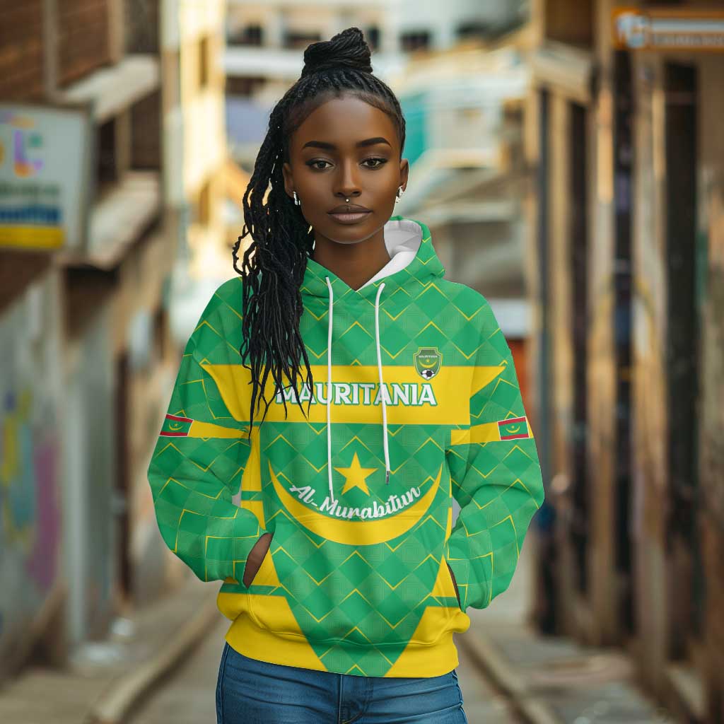Custom Mauritania Beach Soccer 2025 Hoodie Allez Al-Murabitun