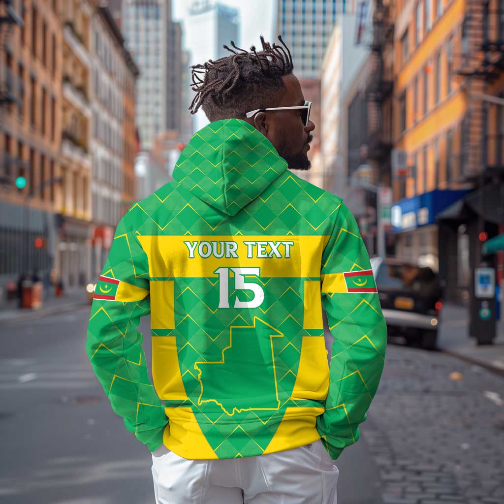 Custom Mauritania Beach Soccer 2025 Hoodie Allez Al-Murabitun