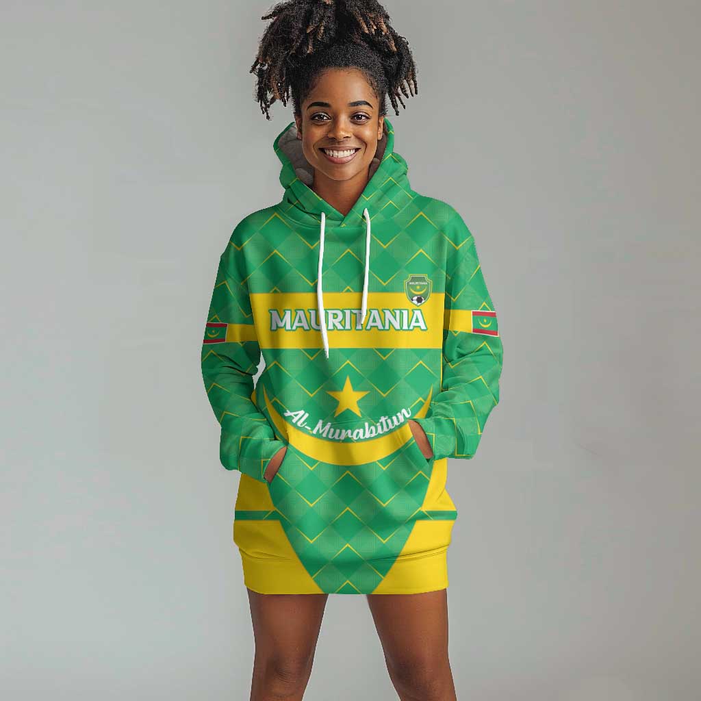 Custom Mauritania Beach Soccer 2025 Hoodie Dress Allez Al-Murabitun