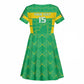 Custom Mauritania Beach Soccer 2025 Kid Short Sleeve Dress Allez Al-Murabitun