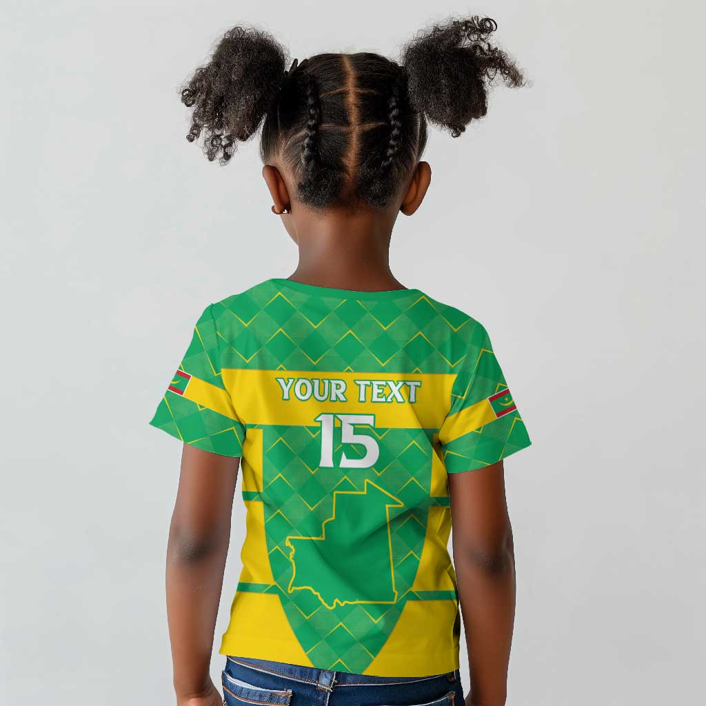 Custom Mauritania Beach Soccer 2025 Kid T shirt Allez Al-Murabitun