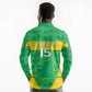 Custom Mauritania Beach Soccer 2025 Long Sleeve Polo Shirt Allez Al-Murabitun