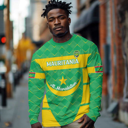 Custom Mauritania Beach Soccer 2025 Long Sleeve Shirt Allez Al-Murabitun