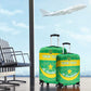 Custom Mauritania Beach Soccer 2025 Luggage Cover Allez Al-Murabitun